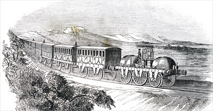 The Parsey compressed-air locomotive designed by Arthur Parsey