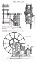 A marine steam engine