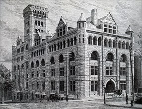 The headquarters building of the Canadian Pacific Railway, Montreal