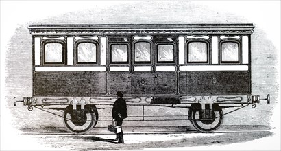 The exterior Queen Victoria and Prince Albert's royal carriage