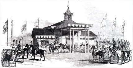 The arrival of Queen Victoria at Tottenham Station on route to Cambridge