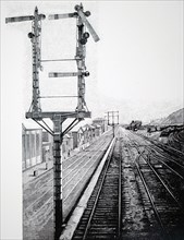 A Semaphore Signal on an American railroad