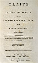 Fear Therapy used by Joseph Guislain, the first official psychiatrist of the Southern Netherlands