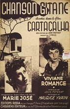 Gypsy songs from the French song book 'Chanson Gitane du film Cartacalha' by Viviane Romance and Annette Lajon