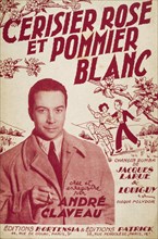 French song book 'Cerisier rose et pommier blanc' by