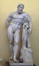 Greek statue depicting Hercules