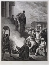 Saint Paul at Ephesus, Illustration from the Dore Bible 1866