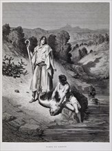 Tobias and the Angel, Illustration from the Dore Bible 1866
