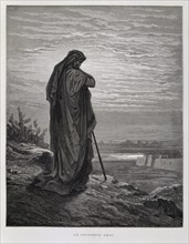 The prophet Amos , Illustration from the Dore Bible 1866
