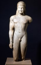 Marble statue of a Kouros, Greek 530 BC