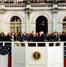 Photograph taken during the inauguration of President Ronald Reagan