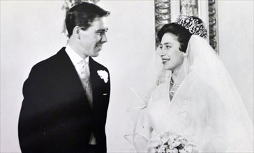 Photograph taken during the wedding of Princess Margaret, Countess of Snowdon
