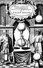 Title page of 'The new (so-called) Magdeburg experiments of Otto von Guericke' by Otto von Guericke