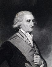 Portrait of George Brydges Rodney, 1st Baron Rodney (1718-1792) a British naval officer. Dated 19th