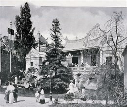 Photograph of the Indochina quarter showing the Pagoda of Cho-lon.