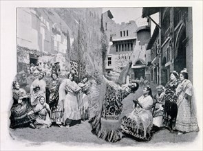 Photograph of Andalusia at the time of the Moors- the Gypsies.