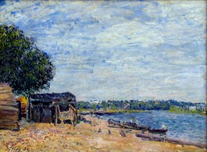 Le Barrage du Loing à Saint-Mammès, by Alfred Sisley, 1885
