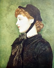 Mrs Langtry, "The Jersey Lily" a portrait by George Frederick Watts