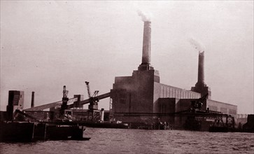 The Central Elecricity Board's power station at Battersea, London