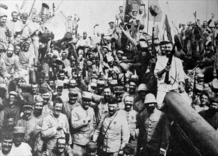 French troops in the Aegean during World War I