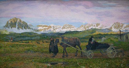 Returning Home, painting by Giovanni Segantini