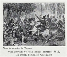 The Battle of the Thames, also known as the Battle of Moraviantown, was an American victory in the War of 1812 against Tecumseh's Confederacy and their British allies