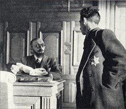 Jews in France wearing the Yellow Star