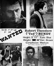 Wanted poster for Theodore Robert Bundy who was an American serial killer