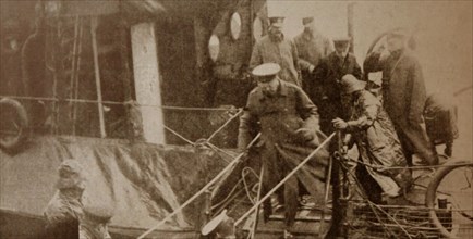 The last photograph of Lord Kitchener at Jutland, 1916