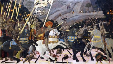 The Battle of San Romano is a set of three paintings by the Florentine painter Paolo Uccello