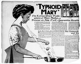 Mary Mallon, commonly known as Typhoid Mary, was an Irish-born American cook believed to have infected 53 people with typhoid fever