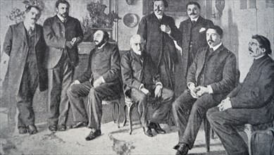 Members of the Academie Goncourt 1903
