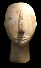 Head of a Cycladic statue. Early Cycladic II Period, 2800-2300 BC