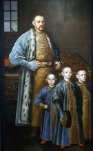 Maksymilian Franciszek Ossolinski with his Sons