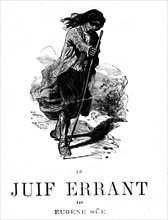 Cover of the novel by Eugène Sue, "The Wandering Jew"