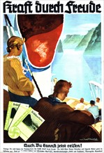 Affiche nazi pour l'organisation de loisirs nazis