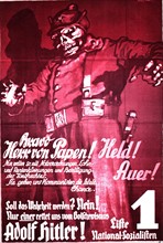 Affiche de propagande électorale du Parti Nazi