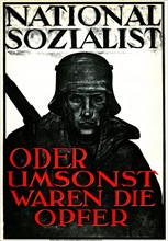 National-socialist propaganda poster