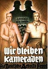 Propaganda poster of the German Workers' Front  (National-socialist union)