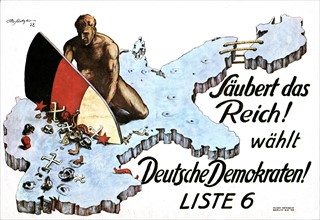 Propaganda poster against the Nazis