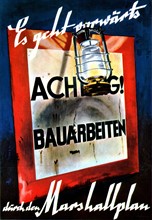 Propaganda poster for the Marshall Plan