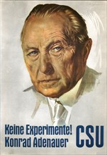 CSU (Christian-Socialist Union) propaganda poster