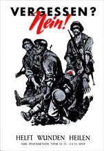 Propaganda poster: "Forget? No!" (World War II)