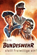Affiche de propagande pour s'engager dans l'armée allemande
