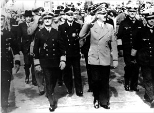 Hitler and Horthy in Kiel