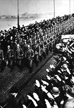Troupes allemandes autour du Rhin, 7 mars 1930