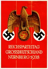 Carte postale, rassemblement de Nuremberg