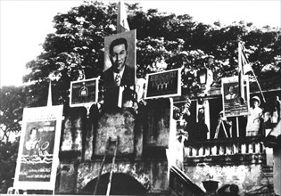 Indo-China War, Posters in favor of Bao Daï