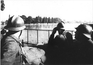 France, Front français, la garde du Rhin, octobre 1939