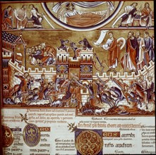 Psautier, Cavaliers attaquant Jérusalem